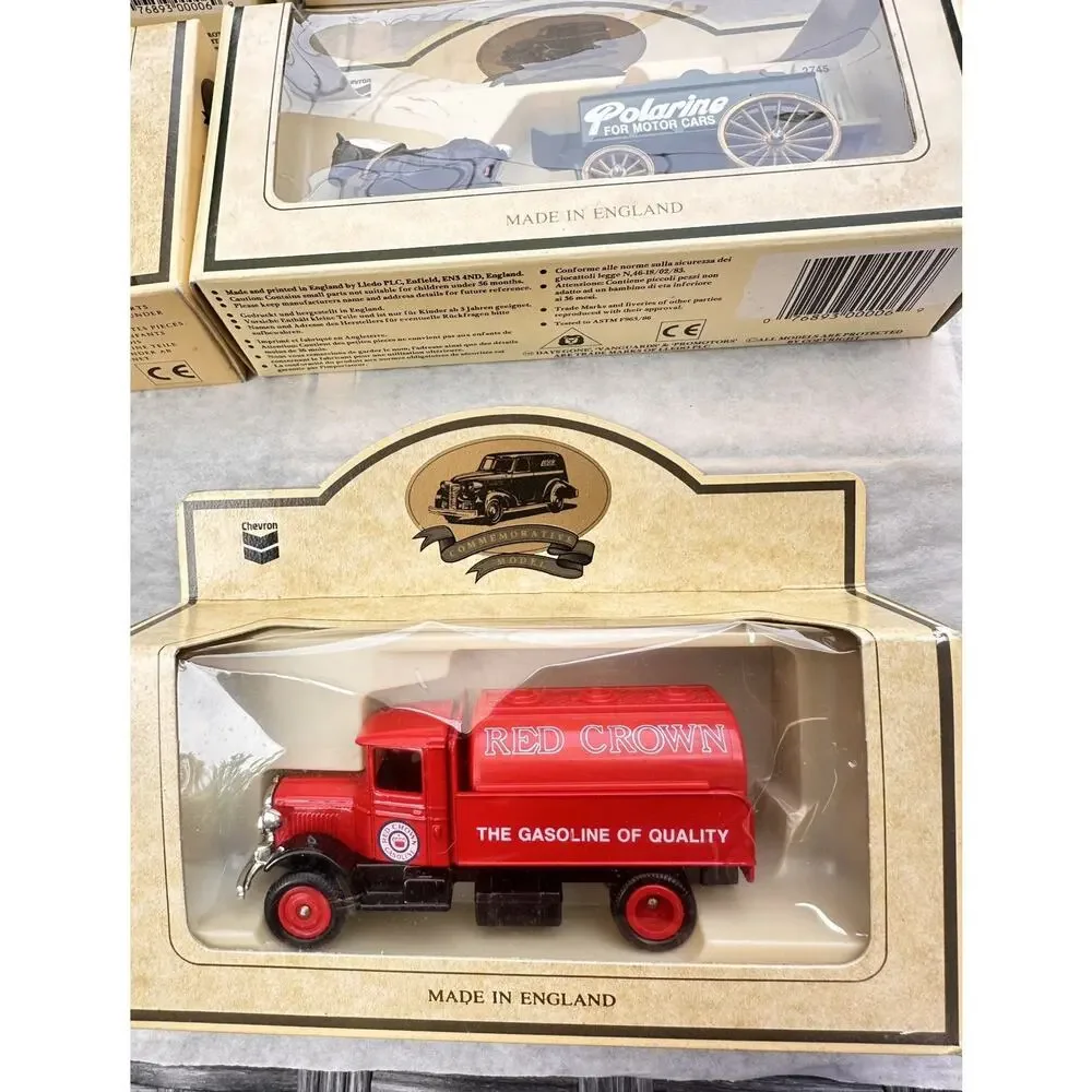 A62 Vintage Commemorative Model Chevron Diecast Truck Lot of 6 England New